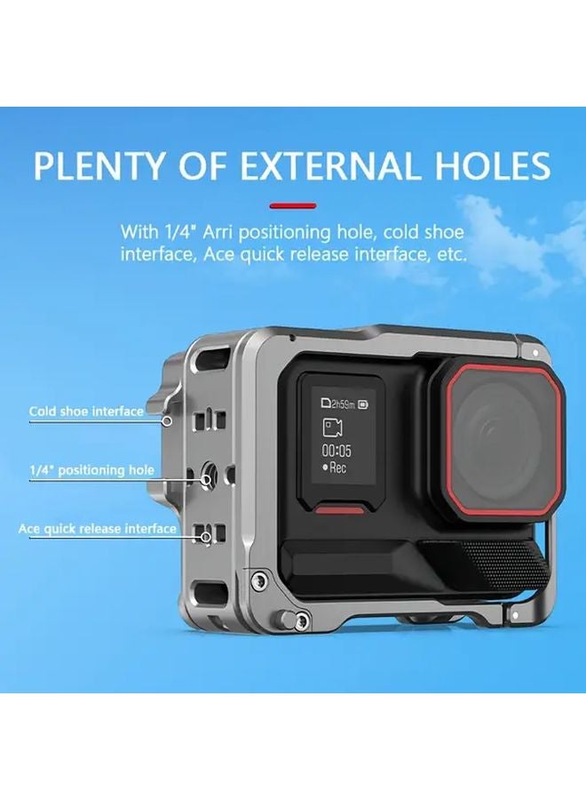 Insta360 Ace Pro Action Camera Metal Protective Case With Mounting Frame - Image 4